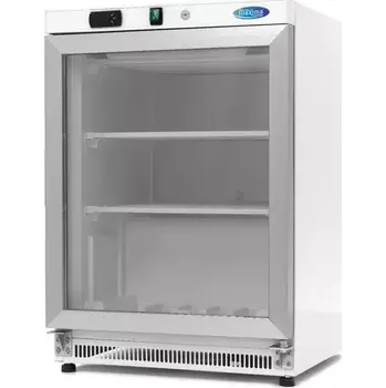 Chlazení Mrazící skříň se skleněnými dveřmi – 200 L – bílá | Maxima 09405007