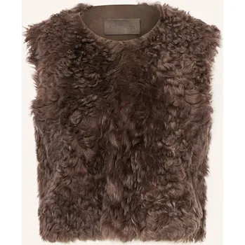 Dámská vesta Mrs & Hugs Dámská Vesta, hnědá, 40