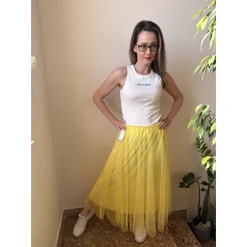 Dámské kraťasy BudesIN Dlouhá letní sukně Lady žlutá