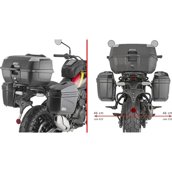 Motodoplněk Royal Enfield Guerrilla 450 24-25 boční nosiče KL9061