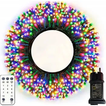 Vánoce VÁNOČNÍ OSVĚTLENÍ NA STROMEČEK 30M 300 LED EXTERIÉROVÉ MULTICOLOR + FLASH + DÁLKOVÉ OVLÁDÁNÍ
