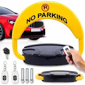 Parkovací asistent Skládací parkovací zábrana na dálkové ovládání, parkovací sloupek, bariéra - ocel