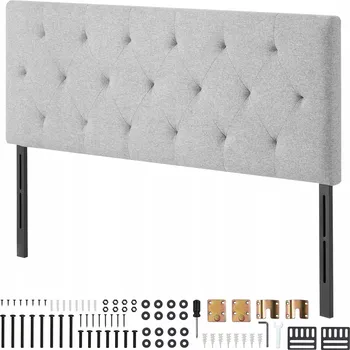Čelo postele 143x(90,5-120,5)x7 CM Nastavitelná výška, Odolné proti skvrnám