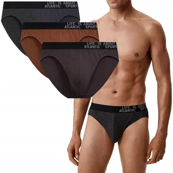 Slipy Pánské slipy Atlantic 3MP-209 Jz25 Szmc M (38) vícebarevné