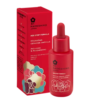 Pleťové sérum Nadeshiko omlazující ampule na obličej s ceramidy, 30 ml