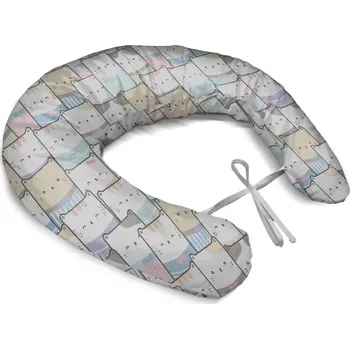 Polštář Sablio Těhotenský polštář Barevná koťátka