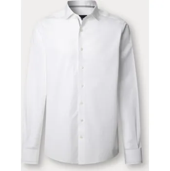 Pánská košile KOŠILE HACKETT LONDON WHITE POPLIN ENG STR OPTIC WHITE