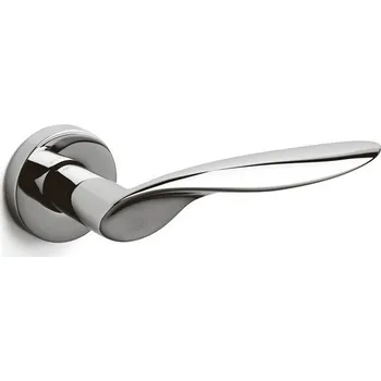 Dveřní kování OLIVARI Wind Chrom leštěný, Bez rozety/otvoru pro klíč