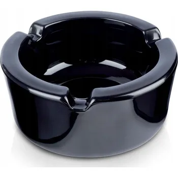 Popelník SKLENĚNÝ popelník kulatý klasický