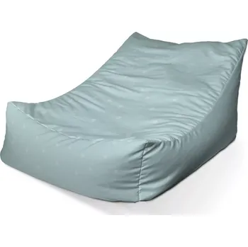 Sedací pytel Sablio Sedací vak Lounge Tečky na bledě modré - 80 x 95 x 50 cm
