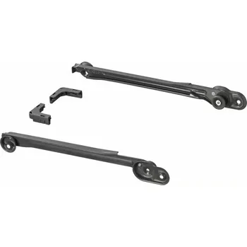 Obraz KOMPLEMENT VÝSUVNÁ LIŠTA TMAVĚ ŠEDÁ 35 CM 2 KS