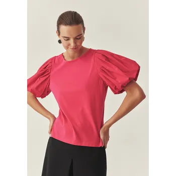 Dámská halenka Tatuum BAVLNĚNÁ HALENKA S NABÍRANÝMI RUKÁVY – MENORIA 2