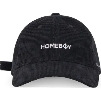 Kšiltovka HOMEBOY kšiltovka - Dad Cap Cord Hb Logo (BLACK-10)