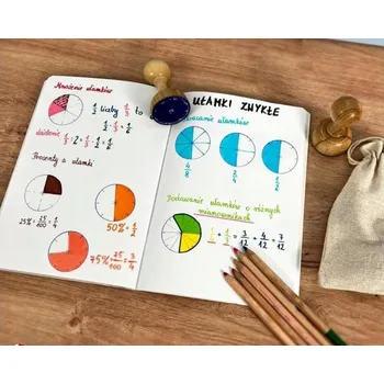 Obraz Razítko zlomkové kruhy