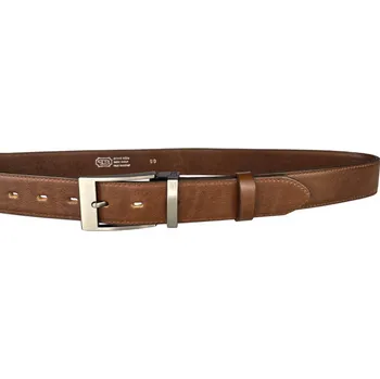 Opasek PENNY BELTS Kožený opasek 35-020-19-48 hnědý - 90 cm