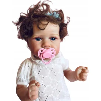 Panenka Panenka Reborn Baby Doll JAKO ŽIVÉ miminko miminko Vysoká kvalita, velké, s vlásky