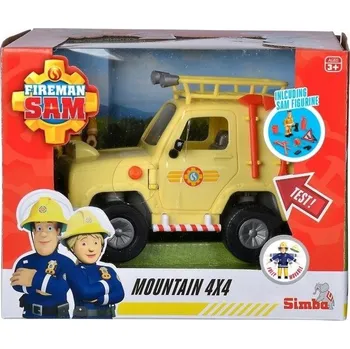 Figurka SIMBA Požárník Sam JEEP ZÁCHRANNÁ FIGURKA SAMA