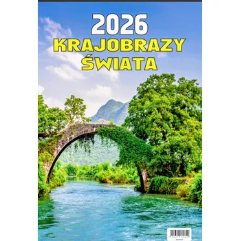 Obraz Kalendář Vícelistý Nástěnný 29x50,5 cm 13 listů Krajiny Světa W8