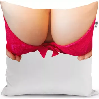 Polštář Sablio Polštář Ňadra - 50x50 cm