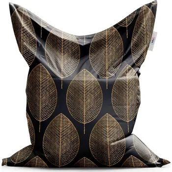 Sedací pytel Sablio Sedací vak Classic Zlaté listy - 150x100 cm