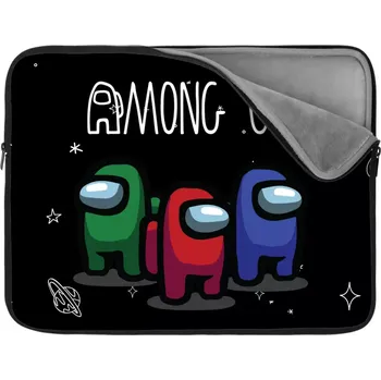 pouzdro na notebook Sablio Obal na notebook AMONG US Černý vesmír - 17