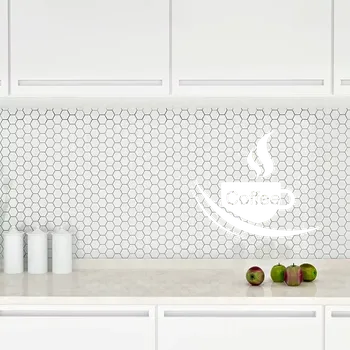 samolepka Sablio Samolepka na zeď: Šálek - 60x49 cm