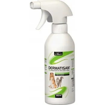 Kosmetika pro psa Dermatisan čisticí roztok s chlorhexidinem pro psy a kočky 250 ml