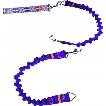 Vodítko pro psa Tlumič Nárazů pro Vodítko pro Psa FIALOVÝ vodítko sportovní tradiční