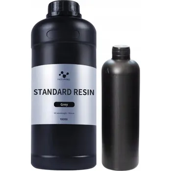 Filament UV Pryskyřice NOVA3D Standard Šedá Odolná 0,5 kg 0,5 l Pro 3D Tiskárnu