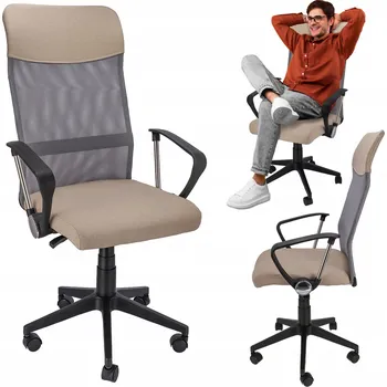 Otočná kancelářská židle Jumi béžová