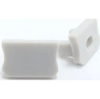 LED lišta Záslepka pro LED profil Lumines X šedá, bez otvoru