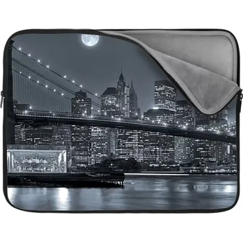 pouzdro na notebook Sablio Obal na notebook Noční New York 2 - 17"