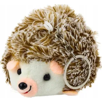 Ježek hnědý přívěsek na klíče