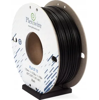 Filament PLA CF10 FILAMENT Plexiwire 1,75mm Černý 0,3kg