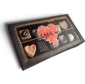 Bonboniéra Sablio Pralinky Chybíš mi 2 - 10 ks pralinek