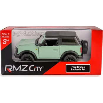 autíčko FORD BRONCO BADLANDS 2DR MODEL KOVOVÝ 1:32/39 RMZ CITY ZELENÝ