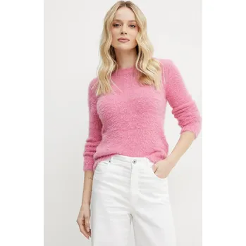 Dámský svetr Svetr Weekend Max Mara dámský, růžová barva, 2515361081600 30X, vel. XL