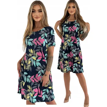 Dámské šaty KRÁSNÉ ŠATY ŠATY NA JARO/LÉTO, VELIKOST 46