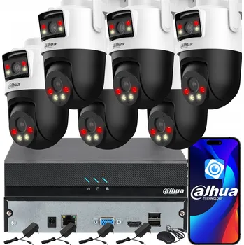 Bezpečnostní kamera Monitorovací sada DAHUA pro 6 WiFi kamer 5MPx P5D-5F-PV Dual Light Audio