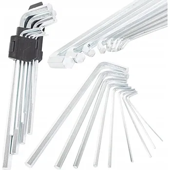 Klíč IMBUSOVÉ KLÍČE IMBUSY 1,5-10 9 ks SADA IMBUSOVÝCH KLÍČŮ