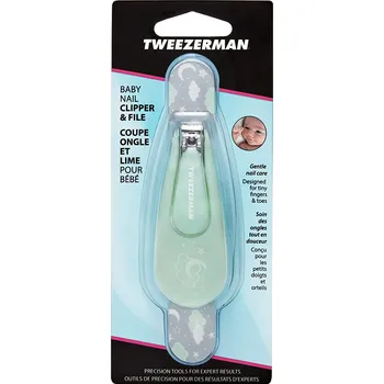 Dětské štipky a pilník na nehty (Baby Nail Clipper with File) Tweezerman