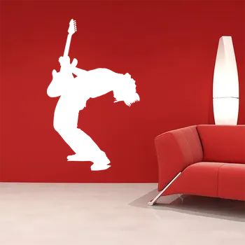 samolepka Sablio Samolepka na zeď: Kytarista - 50x80 cm