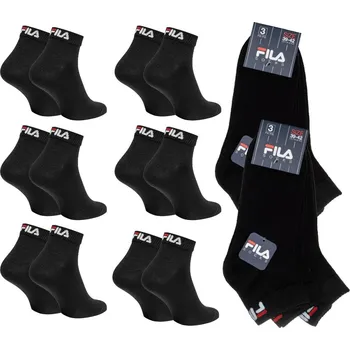 Pánské ponožky Pánské ponožky ponožky FILA BALENÍ 6 KUSŮ 35-38 bavlna