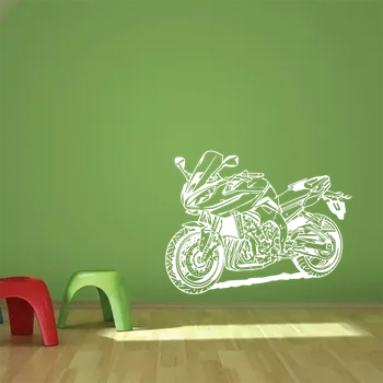 samolepka Sablio Samolepka na zeď: Motorka - 90x69 cm