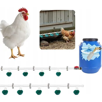 Vrták NAPÁJEČKA PRO DRŮBEŽ AUTOMATICKÁ KOMPLETNÍ SADA TRUBKA PVC 1/2 PALCE