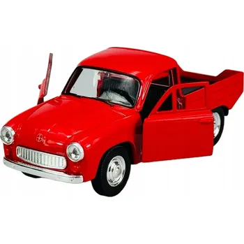 autíčko WELLY SYRENA R20 PICKUP ČERVENÁ 1:34 LEGENDY PRL NOVÝ KOVOVÝ MODEL 43844