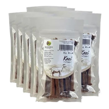 Pamlsek pro psa Bohemia Pet Food 10x BOHEMIA Kozí tyčinky 85g