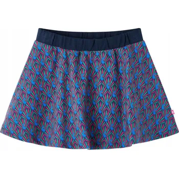 Dívčí sukně Dětská sukýnka s pávím vzorem, tmavě modrá, velikost 128