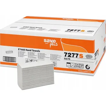 Papírový ručník Celtex Papírové ručníky skládané S-Plus Z bílé, 2 vrstvy - 7277S