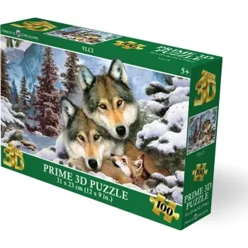 Puzzle PRIME 3D puzzle Vlci 100 ks